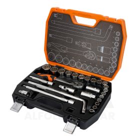 Dugókulcskészlet 1/2" 10-32mm 26r. KENDO