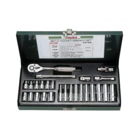 Dugókulcs készlet 1/4" 4-13mm 26db-os HANS