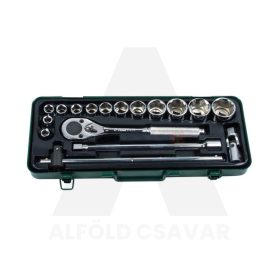 Dugókulcs készlet 1/2" 10-32mm 17db-os HANS