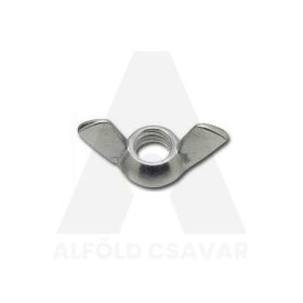 Szárnyas anya M10 galv. horg.