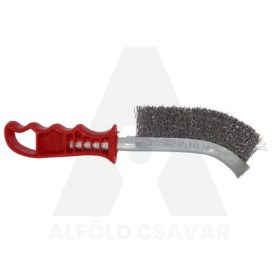 Kézikefe piros nyelű 140x265/0,3 STD