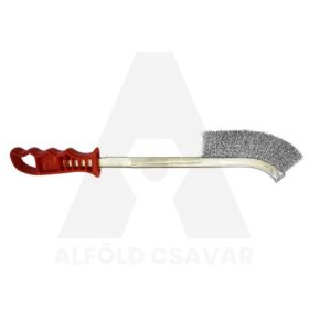 Kézikefe piros nyelű hosszú 140x380/0,3 STD