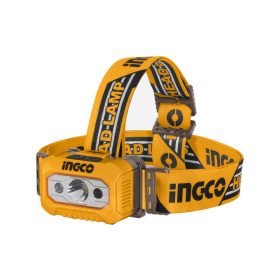 Fejlámpa 200 Lumens+elem INGCO