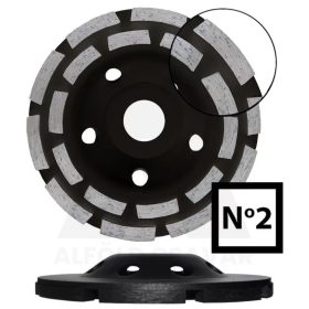 Gyémántszemcsés Betoncsiszoló 125x22,23