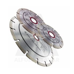 Gyémánttárcsa szegmenses UNI 230x22,23 beton,tégla