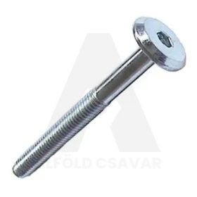 Bútorösszehúzó csavar M6x25 14mm lapos fej 4.8 HEX