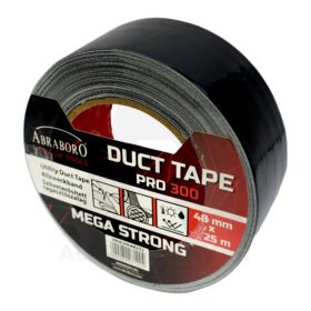 Ragasztószalag szöveterõsítõs 25mx48mm fekete