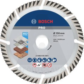 Vágókorong gyémánt 150mm univerzális Bosch