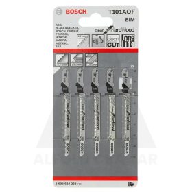 Szúrófűrészlap dekopir T101AOF Fa 83mm Bosch 5 db