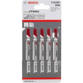 Szúrófűrészlap dekopir T102BF műa. 92mm Bosch 5db