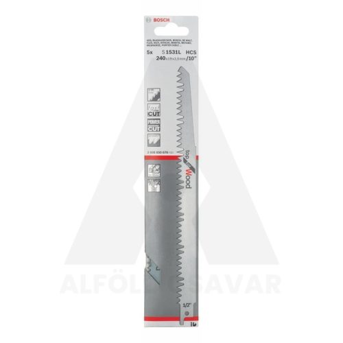 Orrfűrészlap 240mm Bosch 2db-os fához