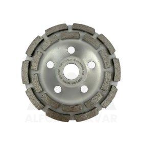 Gyémántszemcsés Betoncsiszoló 125x22,23 duplasoros