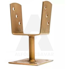 Gerendatalp, talpas, lecsavarozható 80x85 Sárga