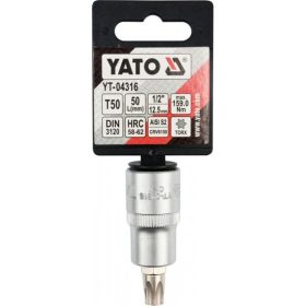 BIT dugókulcs Torx 1/2" T50 CrV  YATO
