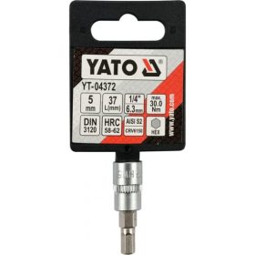 BIT dugókulcs Imbusz 1/4" H5 CrV  YATO