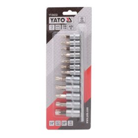   BIT dugókulcs klt. lyukas TORX 1/4", 3/8" CrV 12db