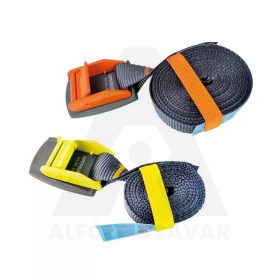 Rakományrögzítő kék/sárga 2m/25mm 1 részes