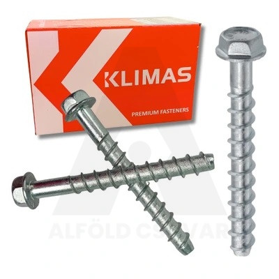 Betoncsavar 6x60 HLF peremes fejjel