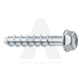 Betoncsavar 10x140 HLF peremes fejjel