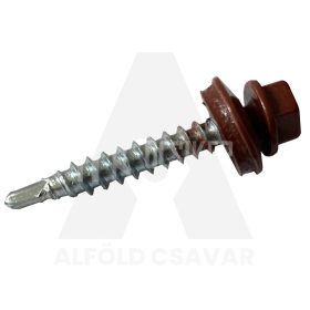 Önfúró tetőcsavar HLF +EPDM 4,8x35 fához (RAL3009)