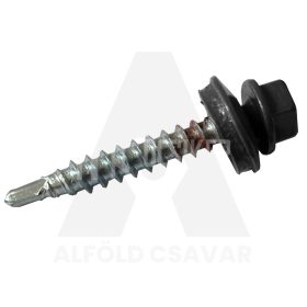 Önfúró tetőcsavar HLF +EPDM 4,8x35 fához (RAL7016)