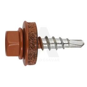 Önfúró Fűzőcsavar HLF +EPDM 4,8x19 (RAL8004)