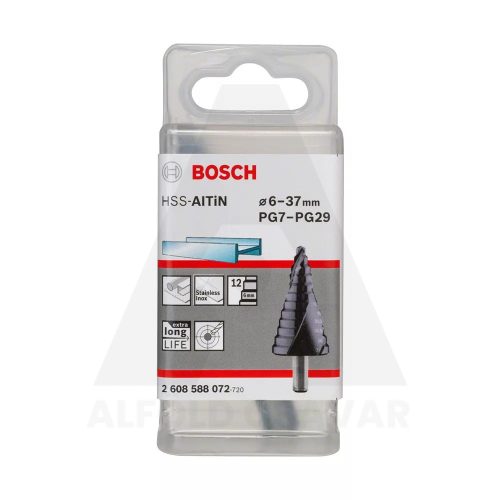 Fémfúró lépcsős HSS-ALTIN 6-37mm BOSCH