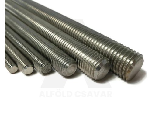 Menetesszár M12x1000 4.8 Galv, horg.