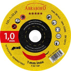 Vágókorong INOX Chili 125X1X22,23 AKKU