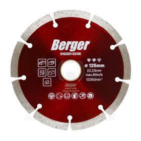 Gyémánttárcsa szegmenses 125x22.23/SH7mm BERGER
