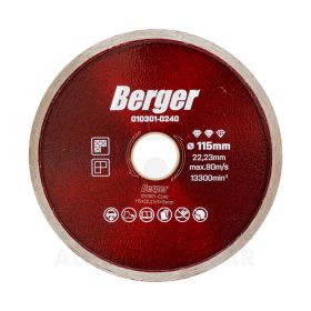 Gyémánttárcsa csempevágó 115x22.23/SH5mm BERGER