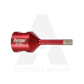Gyémánt koronafúró 6x63xSH10mm/M14 Berger