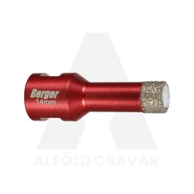 Gyémánt koronafúró 14x63xSH10mm/M14 Berger
