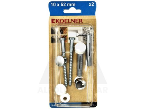 10x52mm WC rögzítő HLF csavar+tipli 2db-os