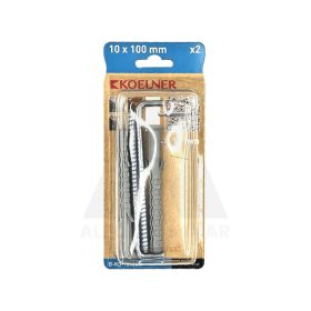 10x160mm Állványrögzítő csavar+tipli 2db-os