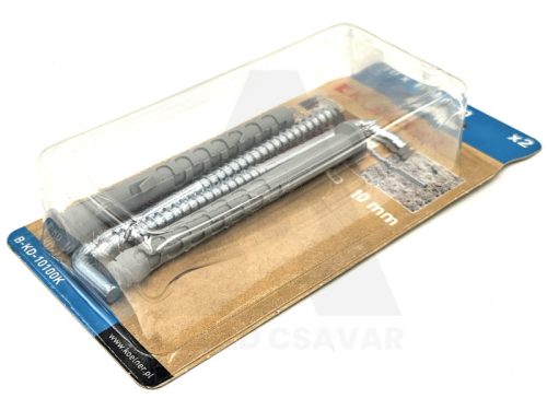 10x160mm Állványrögzítő csavar+tipli 2db-os