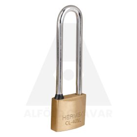 Lakat sárgaréz hosszú szárú40mm/2 kulcs