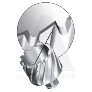 Maglyukfúró HSS-XE 21x30mm Weldon szárral