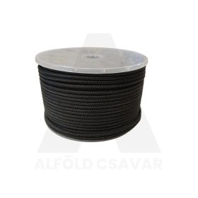 Kötél fonatolt PP 6mm fekete