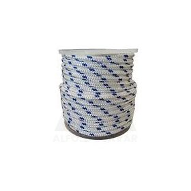 Kötél fonatolt PP 16mm fehér/kék