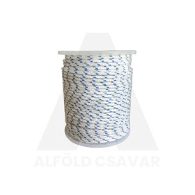 Kötél fonatolt PP 4mm fehér/kék