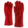 Hegesztőkesztyű piros marhabőr 10,5-es Flamefox