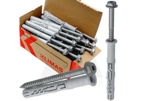 10x120 Rögzítőcsavar+tipli HLF-TORX