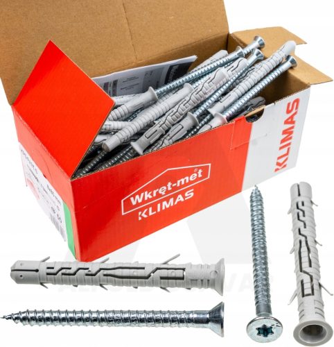 10x120 Rögzítőcsavar+tipli SF-TORX