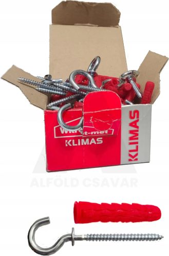 8x40/83 Kampós csavar+tipli