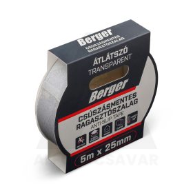 Ragasztószalag csúszásmentes 5mx25mm átlátszó Berg