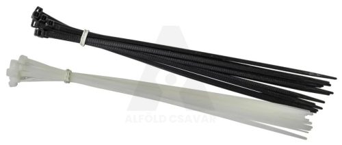 Kábelkötegelő UV fekete 7,6x370mm / 100 db Berger